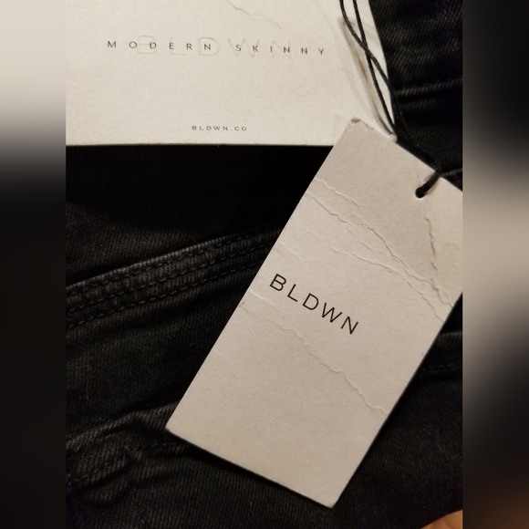 NWT BALDWIN BLDWIN THE MODERN SKINNY SMOKE SIZE 28 NWT - Picture 6 of 8